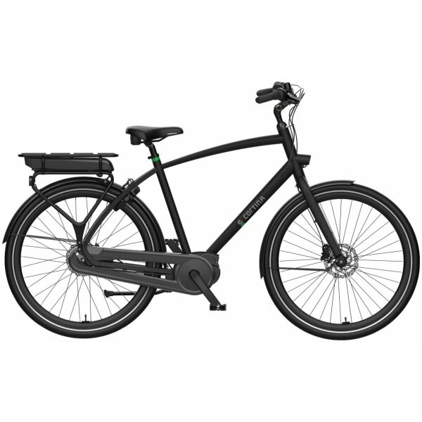 Cortina Fiets E-Tide Zwart Heren