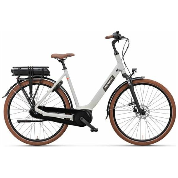 Batavus Altura E-Go N7 Lichtgrijs Mat Lageinstap - Afbeelding 3