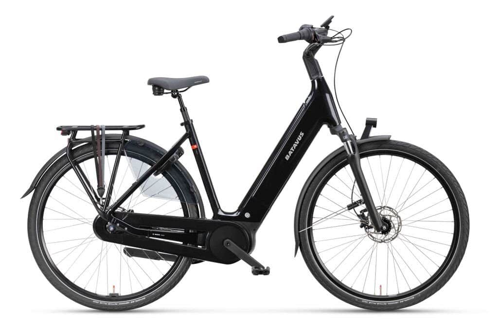 Batavus Finez E-Go Power N8 Zwart Glans Lage instap